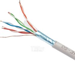 Кабель UTP FTP 5E сплав 100m экранированный (solid wire) CablExpert Gembird FPC-5004E-SOL/100