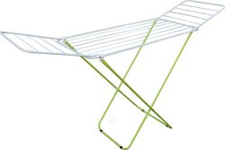 Сушилка для белья напольная, 16м, серия Maria, бело-зеленая, PERFECTO LINEA (Сушильное полотно - 16 метров, размер 167х46х84. Максимальная нагрузка бе