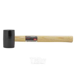 Киянка резиновая с деревянной ручкой (227г, d48мм) Forsage F-180380
