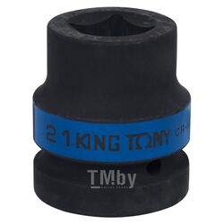 Головка торцевая ударная четырехгранная KING TONY 1", 21 мм, футорочная 851421M