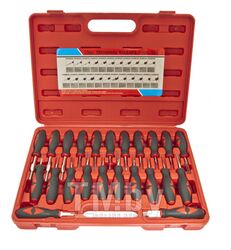 Набор инструментов для разборки электрических разъемов, 23 предмета, Horex HZ 29.1.008S