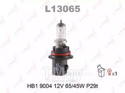 Лампа галогенная HB1 9004 12V 65/45W P29T LYNXauto L13065