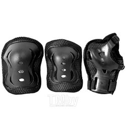 Комплект защиты черный (колени, локти, запястья) Darvish DV-S-16A