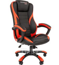 Офисное кресло Chairman Game 22 экопремиум черный/красный