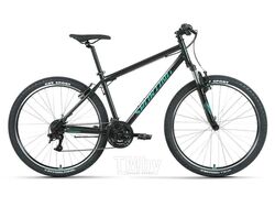 Велосипед Forward Sporting 27.5 1.2 2022 / RBK22FW27825 (15, черный/бирюзовый)
