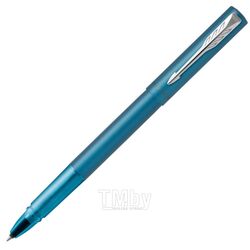 Ручка роллер "Vector XL Teal" 0,5 мм, метал., подарочн. упак., бирюзовый, стерж. черный Parker 2159776