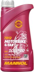 Моторное масло Mannol 4-Takt Motorbike 10W40 / MN7812-1 (1л)