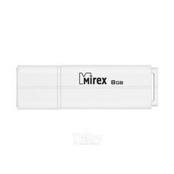 USB-флеш-накопитель 8GB USB 2.0 FlashDrive LINE WHITE Mirex 13600-FMULWH08
