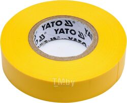 Изолента ПВХ желтая 15мм х 20м х 0,13мм Yato YT-81594