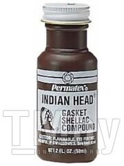Формирователь прокладок Компаундная шеллаковая прокладка Indian Head, 59гр (флакон) PERMATEX 20539