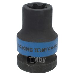 Головка торцевая ударная KING TONY TORX Е-стандарт 1/2", E14, L = 38 мм 457514M