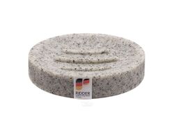 Подставка для мыла полирезин "Stone" 10,8*10,8*2,2 см (арт. 22010307, код 142012)