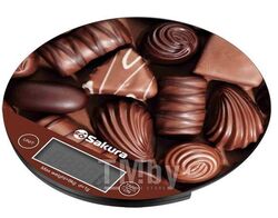 Весы кухонные SAKURA SA-6076C шоколад