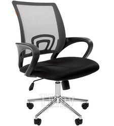 Офисное кресло Chairman 696 хром TW-04 серый