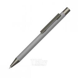 Ручка шарик/автомат "Straight Gum" 1,0 мм, метал., софт., серый/антрацит, стерж. синий UMA 0-9450 GUM 58-0422