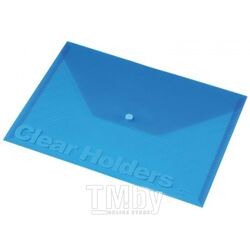 Папка конверт на кнопке А4 "С330" голубой Panta Plast 0410-0016-03
