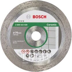 Алмазный круг 76х10 мм по керамике сплошн. BEST FOR CERAMIC BOSCH (для GWS 12-76 V-EC)