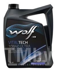 Моторное масло Wolf VitalTech 10W-40 Ultra 5 л 12275