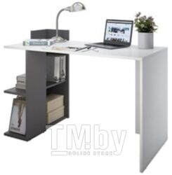 Письменный стол Domus СП017 левый / dms-sp017L-8685-162PE (белый/серый)