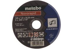 Круг отрезной METABO 125x1,0x22,23 мм, сталь 616506000