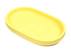 Подставка для мыла полирезин "Young Yellow" 8*13*2 см (арт. 2236304, код 136653)