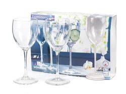 Набор бокалов для вина стеклянных "Signature" 3 шт. 350 мл Luminarc