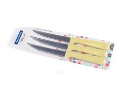 Набор ножей металлических Tulum 3 шт. с пластмассовыми ручками 21,5 см (арт. 23270325)