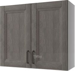 Шкаф навесной для кухни Горизонт Мебель Винтаж 80 (шоколад 034)
