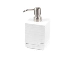 Дозатор для жидкого мыла полирезин "brick white" 8x8x16 см Ridder 22150501