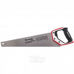 Ножовка по дереву, 450 мм, каленый зуб 3D, 11-12 TPI, трехкомпонентная рукоятка, PRO Matrix 23583