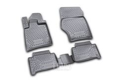 Комплект резиновых автомобильных ковриков в салон AUDI Q7 2006-2015, 4 шт. (полиуретан) ELEMENT NLC0416210K