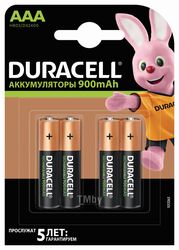 Аккумулятор DURACELL AAA 900mAh 4BP