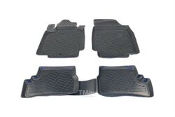 Комплект резиновых автомобильных ковриков в салон HONDA Civic 4D 2006->, 4 шт. (полиуретан) ELEMENT NLC1809210K