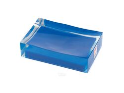 Подставка для мыла полирезин Colours Blue 11*7*3 см (арт. 22280303, код 224152)