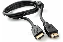Кабель Cablexpert v2.0, 1м, черный, позол.разъемы, экран, 2 ферр кольца HDMI CCF2-HDMI4-1