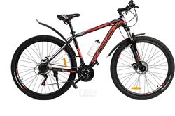 Велосипед горный NASALAND 29" черно-красный, рама 21 сталь