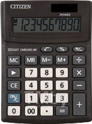 Калькулятор CMB1001-BK Business Line 10 разр., 2 пит., 1 строчн. диспл., 137*102*31, черный Citizen CMB1001-BK