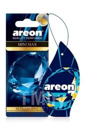 Ароматизатор Mini MAX Blue Crystal картонка мини AREON ARE-AMM04