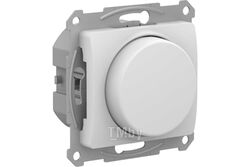 Светорегулятор (диммер) повор-нажим, LED, RC, 400Вт, мех., БЕЛЫЙ GLOSSA Schneider Electric GSL000123