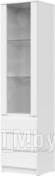 Шкаф с витриной НК Мебель Stern ШКВ-1 / 72678280 (белый)