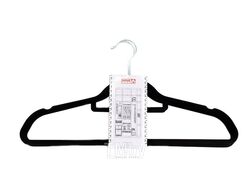 Набор вешалок для одежды велюр/пластмасса 2 шт. 45 см Home Line BB101909