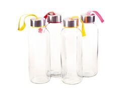 Бутылка стекло/пластмасса для питья "лидо" 400 мл/18,5 см Belbohemia 24736432
