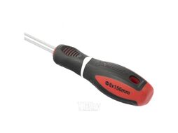 Отвертка "Era", SL8,0 х 150 мм, CrV, 3-х компонентная рукоятка MATRIX 12086