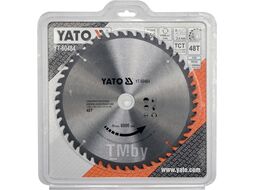 Диск пильный 250/30 48T с напаянными зубцами из твердых сплавов Yato YT-60484