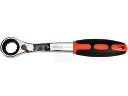 Ключ накидной с трещоткой 21мм CrV Yato YT-02383