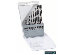 Сверло спиральное Bosch HSS PointTeQ 1-10мм по металлу (10шт) 2.608.577.348 BOSCH