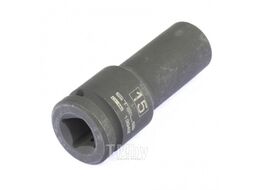 Головка ударная удлиненная шестигранная, 15 мм, 1/2", CrMo Stels 13942
