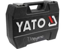 Набор инструмента 1/2", 1/4" (72пр.) CrV Yato YT-38782