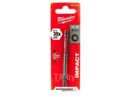 Бита ударная MILWAUKEE SHOCKWAVE TX25 90 мм