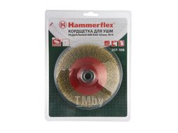 Кордщетка Hammer Flex 207-108 125мм M14 радиальная гофрированная мягкая для УШМ 32440